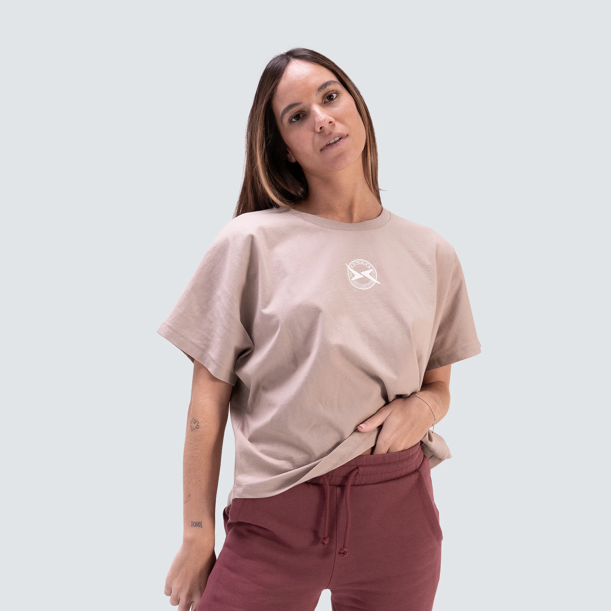 Camiseta Cropped Oversize Mujer Lifestyle AW25 - Image 10
