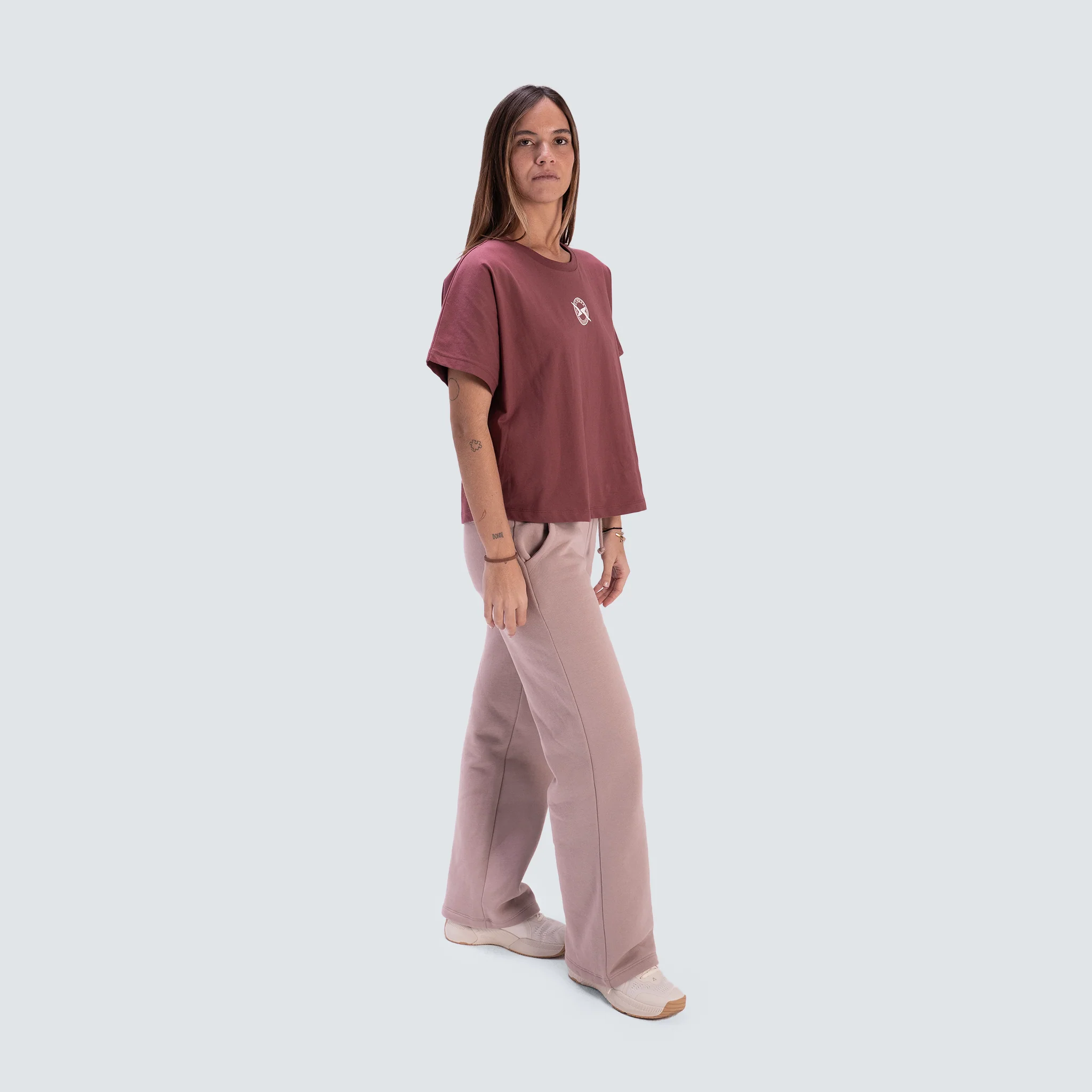 Camiseta Cropped Oversize Mujer Lifestyle AW25 - Image 3
