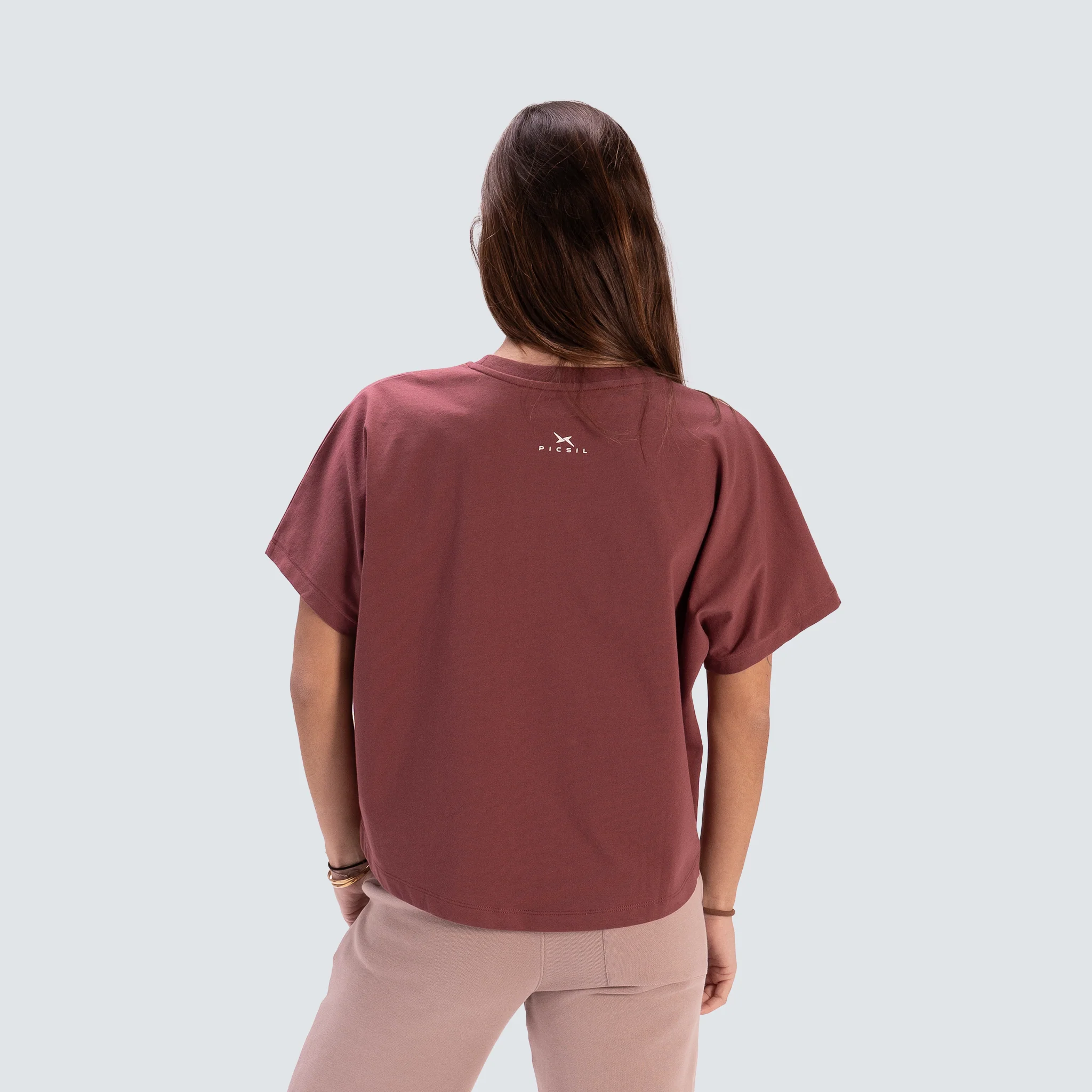 Camiseta Cropped Oversize Mujer Lifestyle AW25 - Image 4
