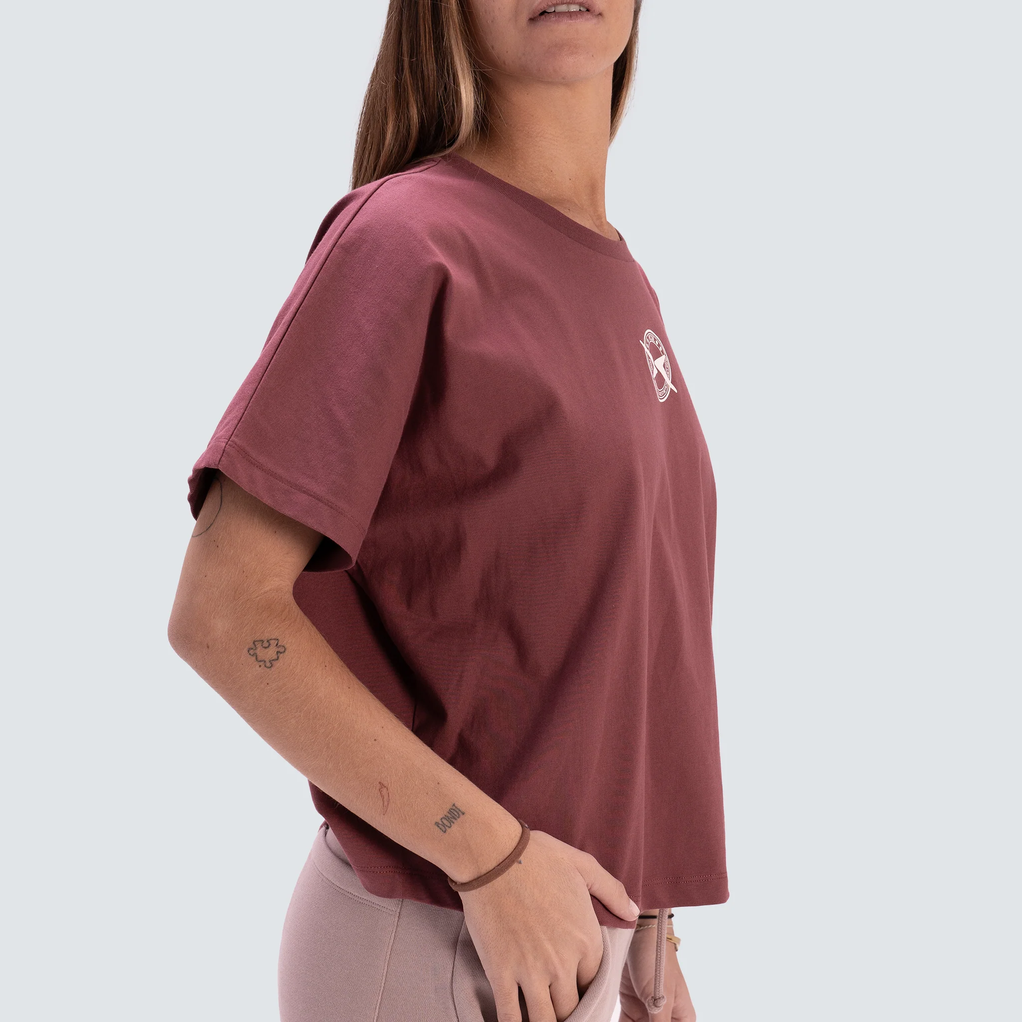 Camiseta Cropped Oversize Mujer Lifestyle AW25 - Image 7