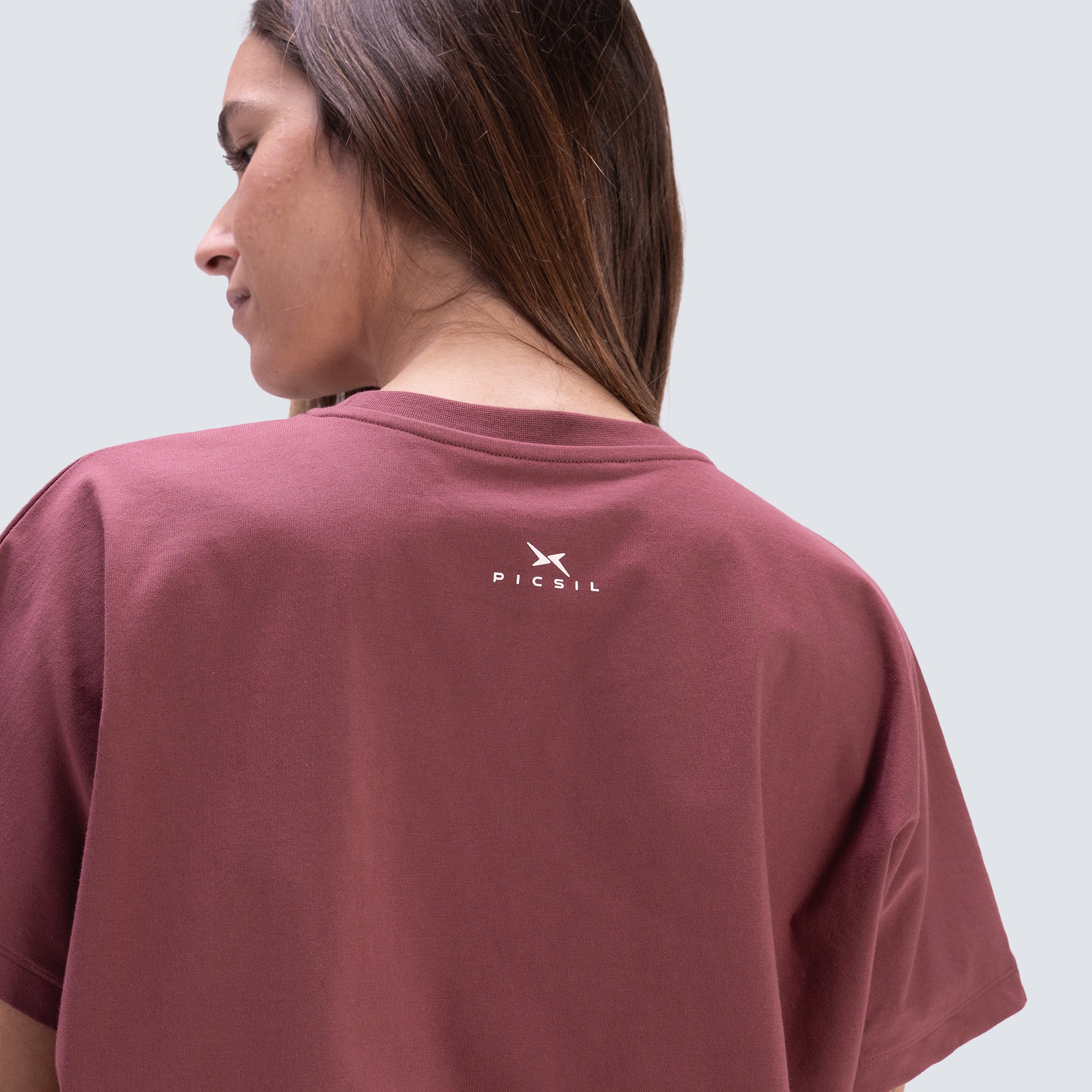 Camiseta Cropped Oversize Mujer Lifestyle AW25 - Image 8