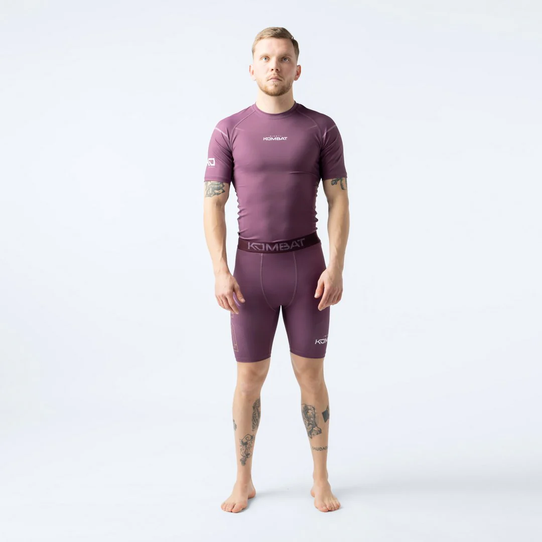 Camiseta rashguard manga corta KOMBAT Kobalt para hombre - Image 3