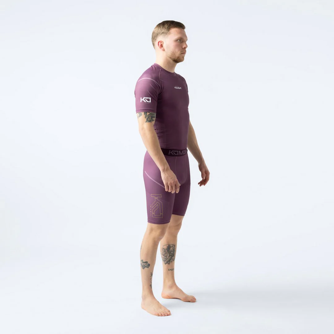 Camiseta rashguard manga corta KOMBAT Kobalt para hombre - Image 4