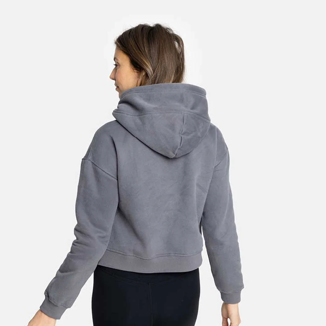 Sudadera Corta con Capucha Mujer Core - Image 11