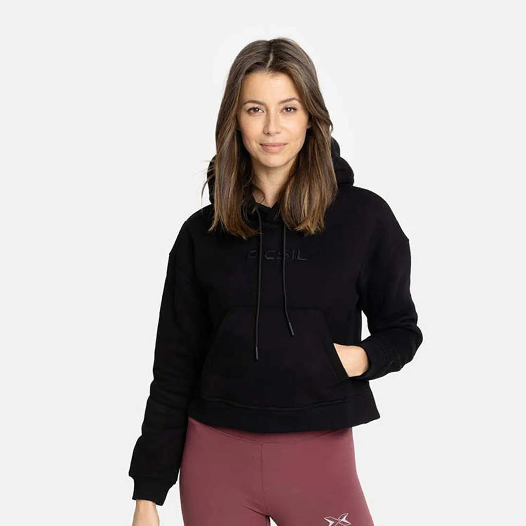 Sudadera Corta con Capucha Mujer Core - Image 3