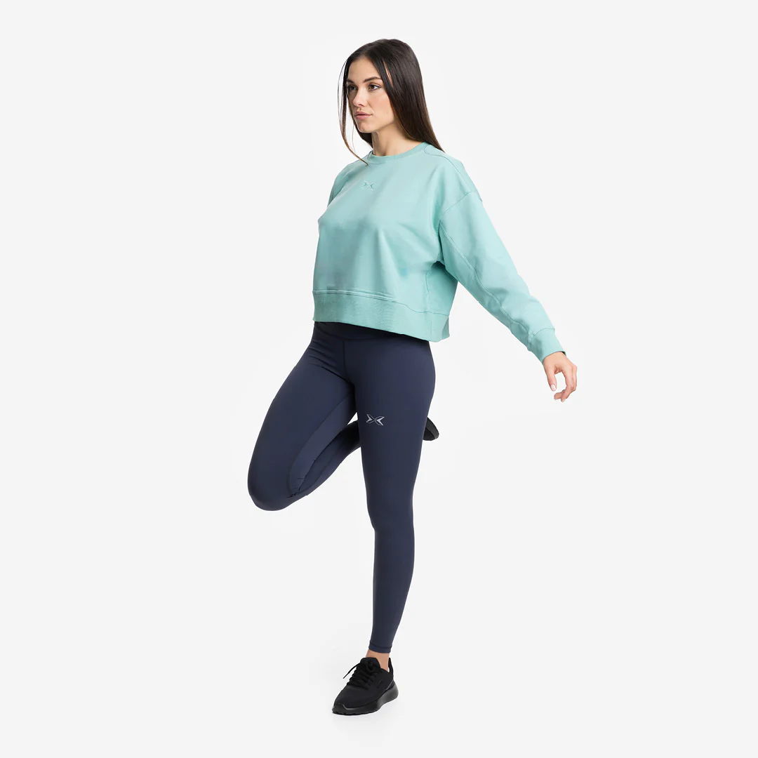 Sudadera Mujer Crop Jersey Stretch - Image 12
