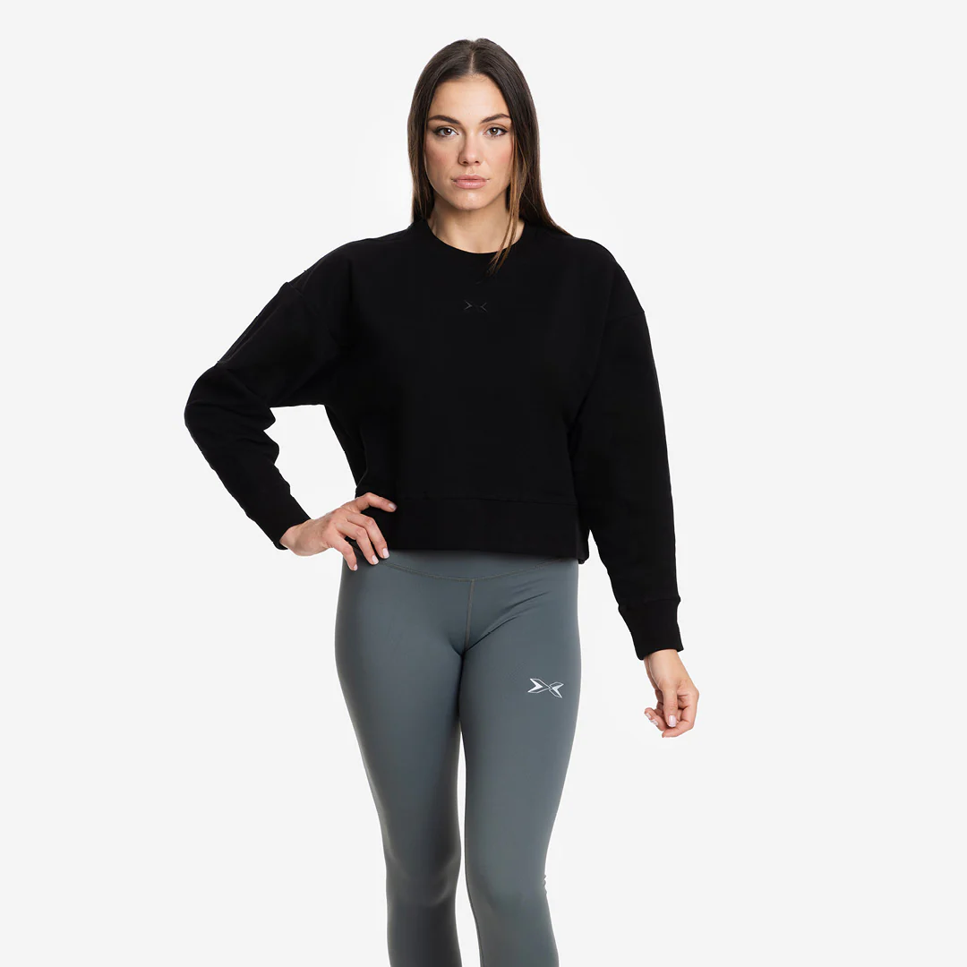 Sudadera Mujer Crop Jersey Stretch - Image 13