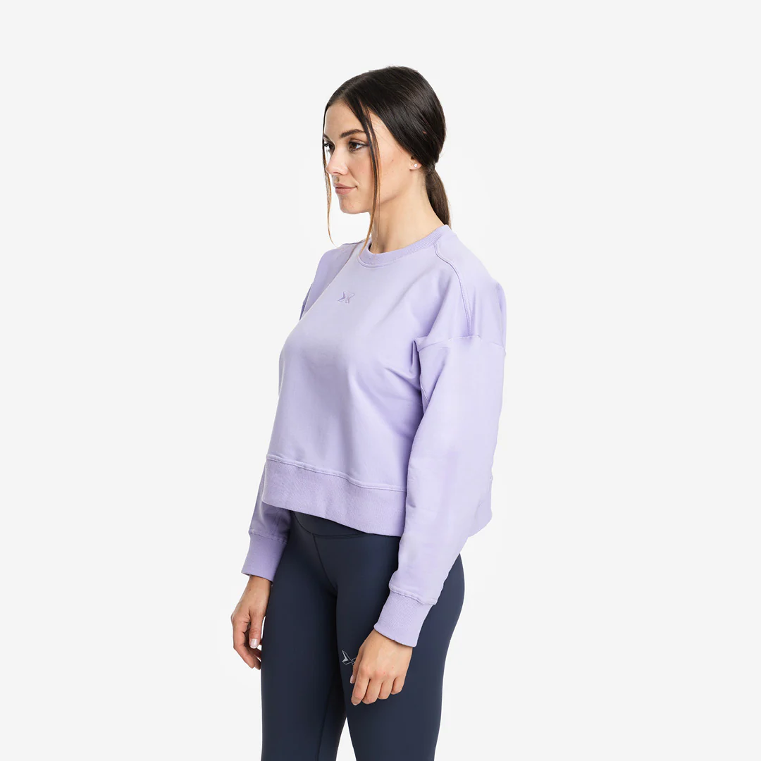 Sudadera Mujer Crop Jersey Stretch - Image 3
