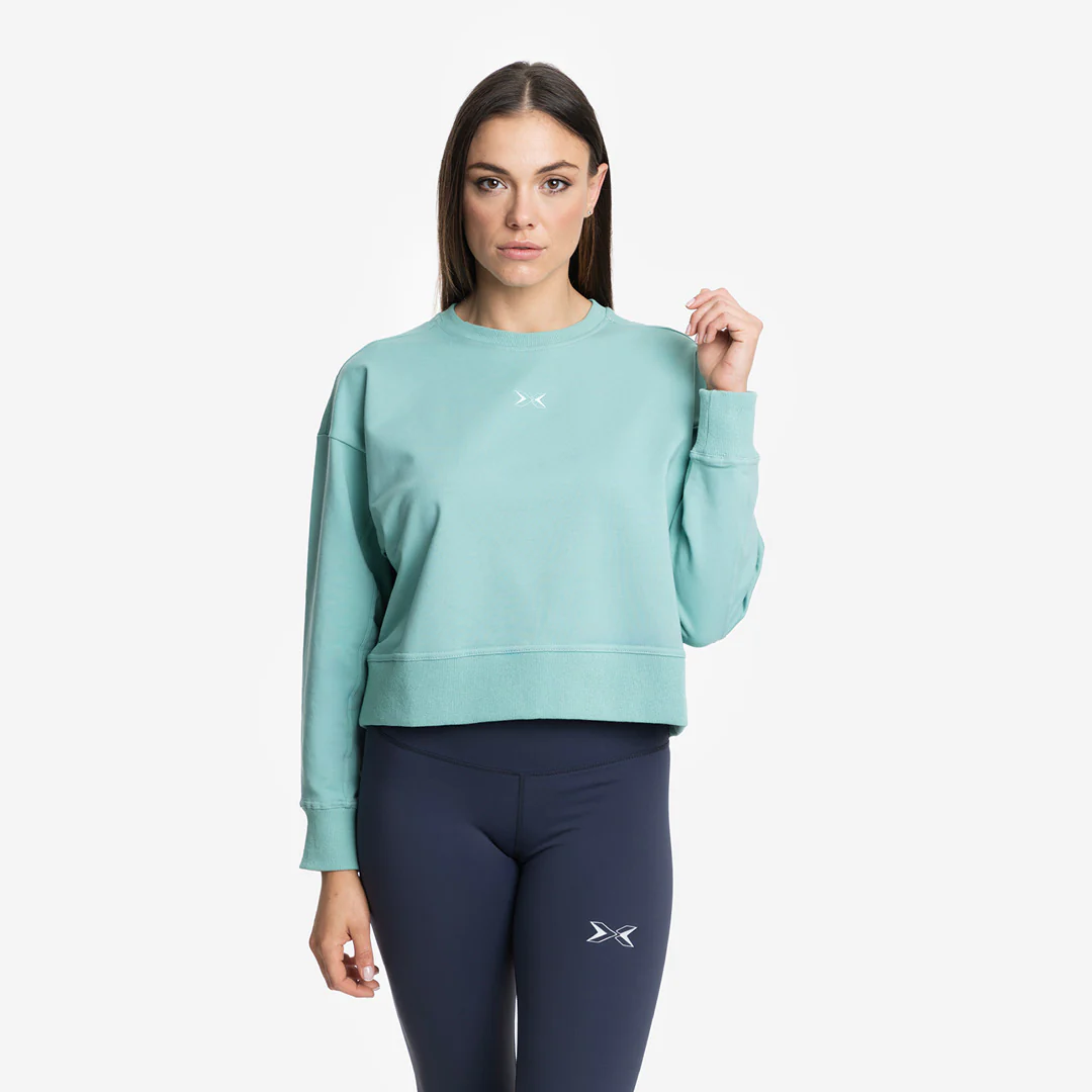 Sudadera Mujer Crop Jersey Stretch - Image 7