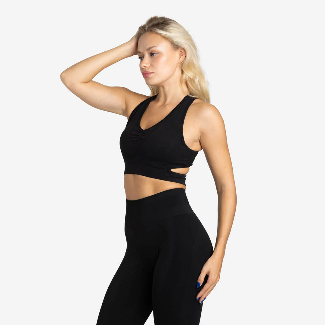 Sujetador Deportivo Tank con Cuello en V Seamless - Image 18