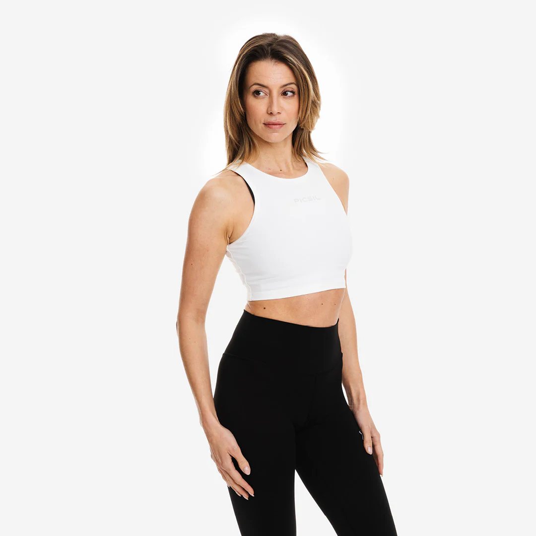 Camiseta Deporte para Mujer Ajustada Crop Top - Image 3