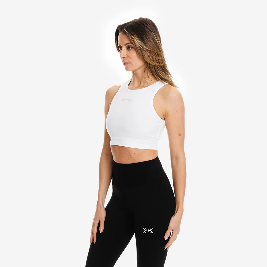 Camiseta Deporte para Mujer Ajustada Crop Top - Image 6