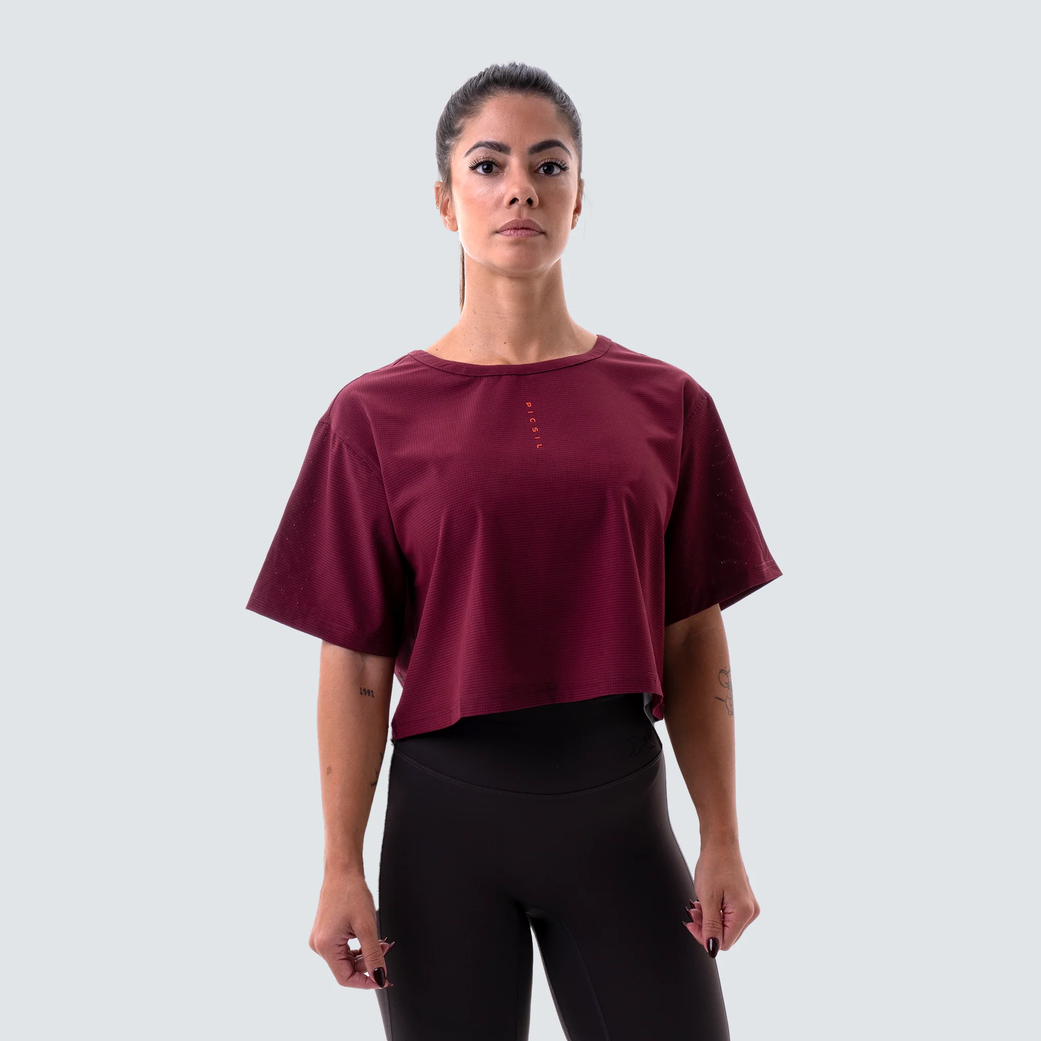 Camiseta Cropped de mujer Performance - Image 2