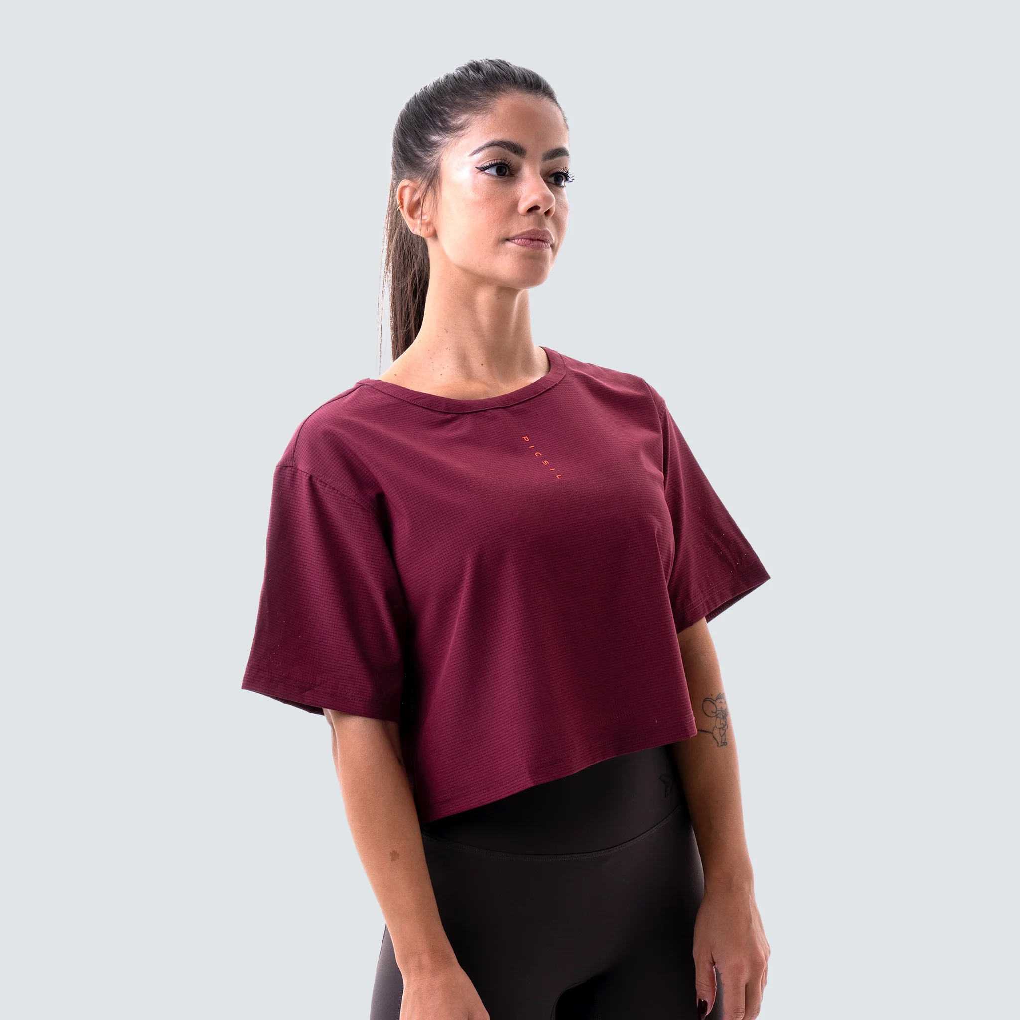 Camiseta Cropped de mujer Performance - Image 3